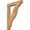 Ekena Millwork Funston Block Rough Sawn Bracket, Western Red Cedar, 4"W x 30"D x 42"H BKT04X30X42FST05RWR - alternate 1